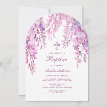Lilac Wisteria Arch Baptism Rosa