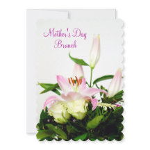 Lillies & refeição matinal do dia das mães do