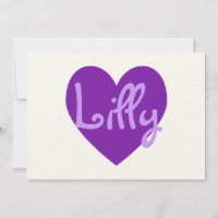 Lilly in Purple