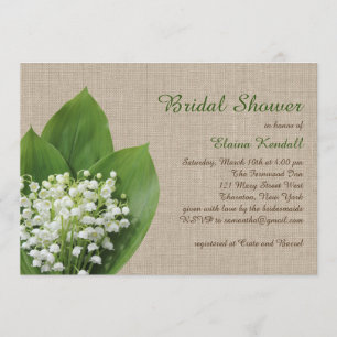 Convite Lily da sobreposição do Chá de panela do Vale