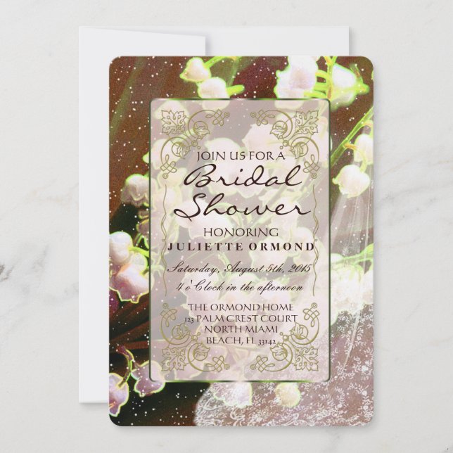 Convite Lily Of The Valley ~ Wedding Invitation Collection (Frente)