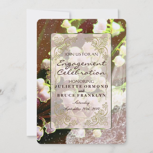 Convite Lily Of The Valley ~ Wedding Invitation Collection (Frente)