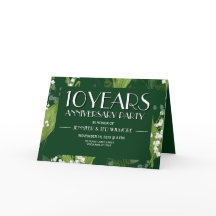 Lily of Valley com Ferns | Aniversário Verde do Re