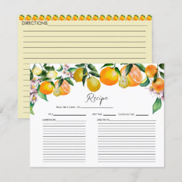 Convite Lima | Citrinos | Placa de recebimento de Chás de 