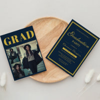 Limite Dourado de Fotografias Simples | Graduação 