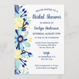 Convite Limões Amarelos, Chá de panela Verde e Azul