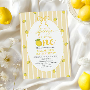 Convite Limon Amarelo Nosso Esmagamento 1º Aniversário