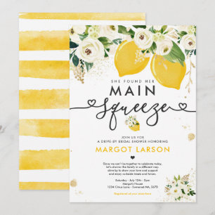 Convite Limon Drive By Chá de panela Lemon Main Squeze (Im