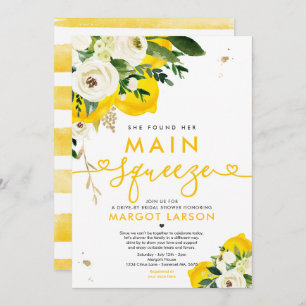 Convite Limon Drive By Chá de panela Lemon Main Squeze (Ro