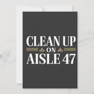 Convite Limpar no Humor Anti-Trump do Aisle 47