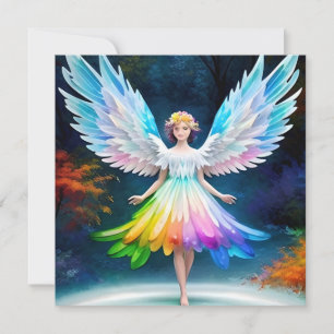 Convite Linda Anjo Wings Art-35444