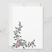 Linda Floral Vinílica Rosa Gema Cristal Feminina