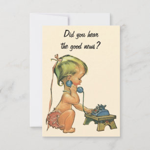 Convite Linda Menina Falando no Telefone, Mudança de Ender