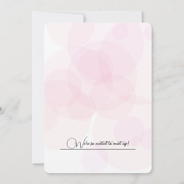 Convite Linda Moldura de Aquarelas - Aniversário Personali (Verso)