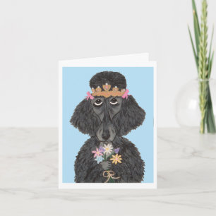 Convite Linda Poodle Princesa