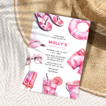 Lindas Meninas Rosa de Verão Aniversário