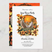 Lindos cisnes apaixonados.