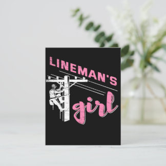Convite Lineman's Girl | Mechanic Canvas