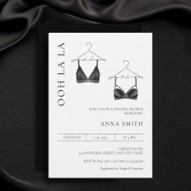 Lingerie Chá de Noiva Minimalista Moderno