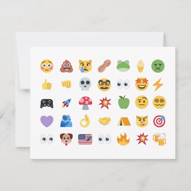 Convite Linha do tempo de 35 emojis Roaring Kitty meme GME (Frente)