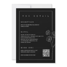 Linha Floral Rústica Preta Elegante Tudo em Casame