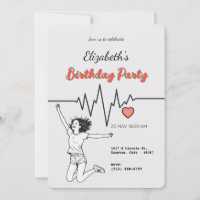 Linhas de pulsação com Design de coração