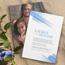 Linhas simples de traços de tinta azul minimalista