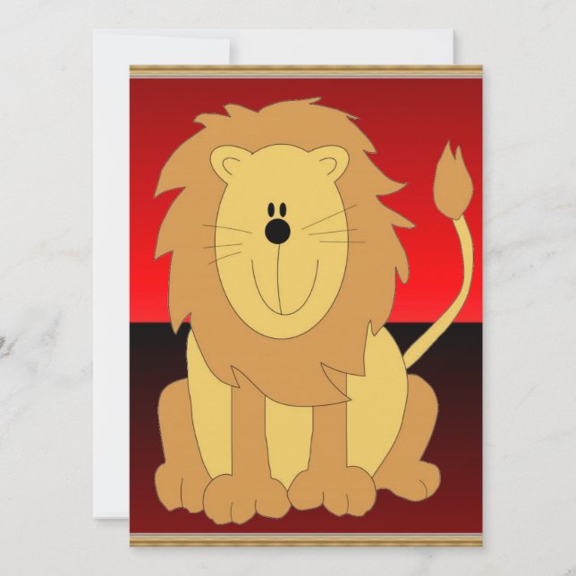 Convite Lion (Frente)