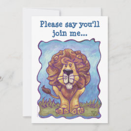 Convite Lion Party Center