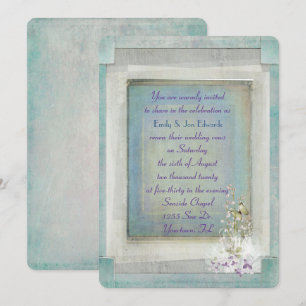 Convite Lírio do vale para a renovação do voto