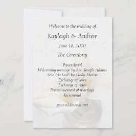 Convite Lírios Calla no casamento texturizado