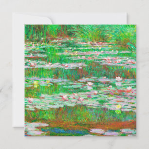 Convite Lírios de água de Monet