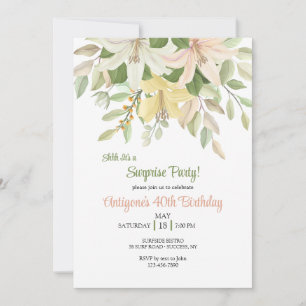 Convite Lírios Rubrum