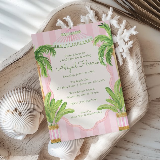 Convite Listras da Cabana Rosa Palm Beach  (Criador carregado)