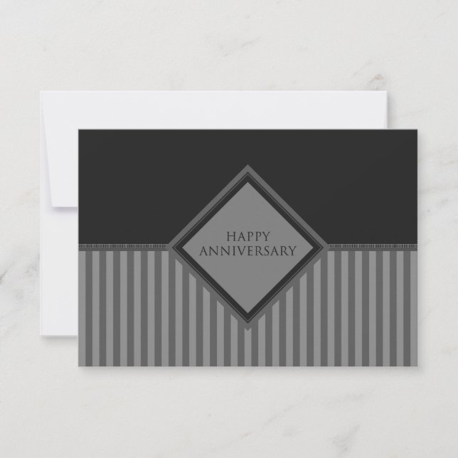 Convite listras de aniversário feliz (Frente)