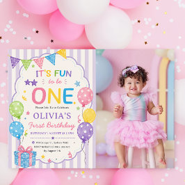 Convite Listras É Divertido Ser Um Foto De Aniversário Col