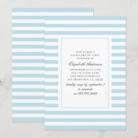 Listras náuticas azuis. Festa de solteira com dist