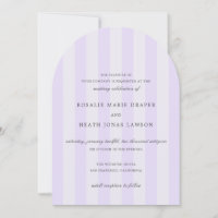 Listras Roxas Elegantes Casamento Moderno