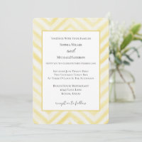Listras Ziguezague Amarelas Casamento