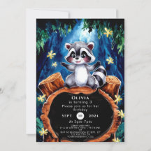 Little Boho Raccoon Birthday