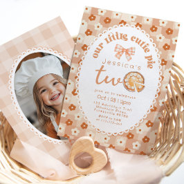 Convite Little Cutie Pie é o partido Dois segundos anivers