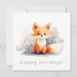 Convite Little fox in winter