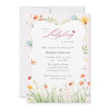 Little Ladybug Wildflower Baby Shower