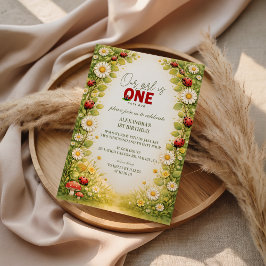 Convite Little Meadow Lady Turns One