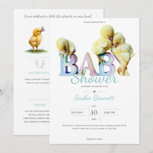 Convite Little Peep & Co. Chá de Bebê