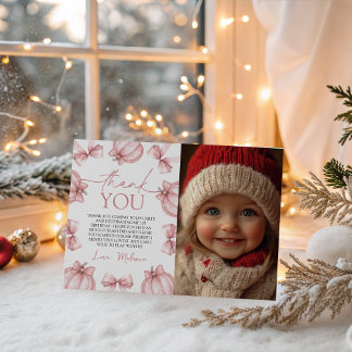 Convite Little Pumpkin Photo Thank You