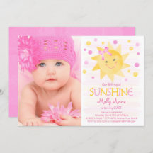Little Ray of Sunshine Watercolor Aniversário