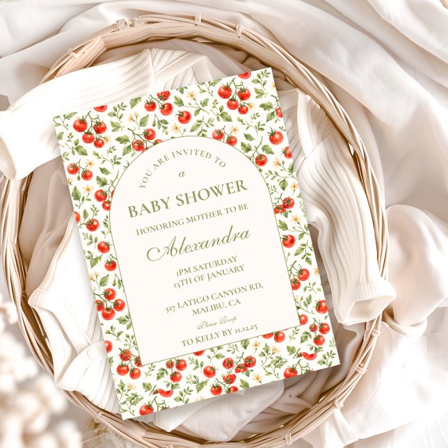 Convite Little Sprout Botanical Baby Shower (Criador carregado)