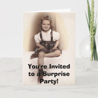 Convite littlejane, You're Invited to a Surprise Party!