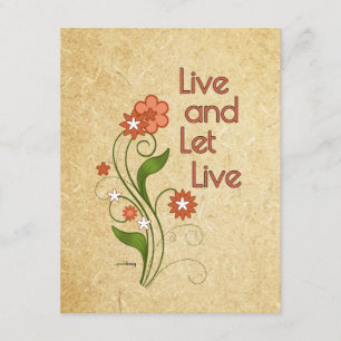 Convite Live and Let Live (programas de 12 etapas)